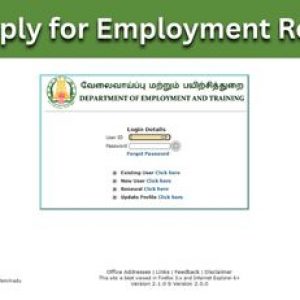 How to Apply for Employment Registration (EMP-503) in Tamil Nadu