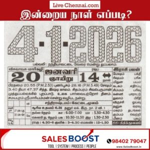 Auspicious (Nalla Neram) time today (Jan 04th)